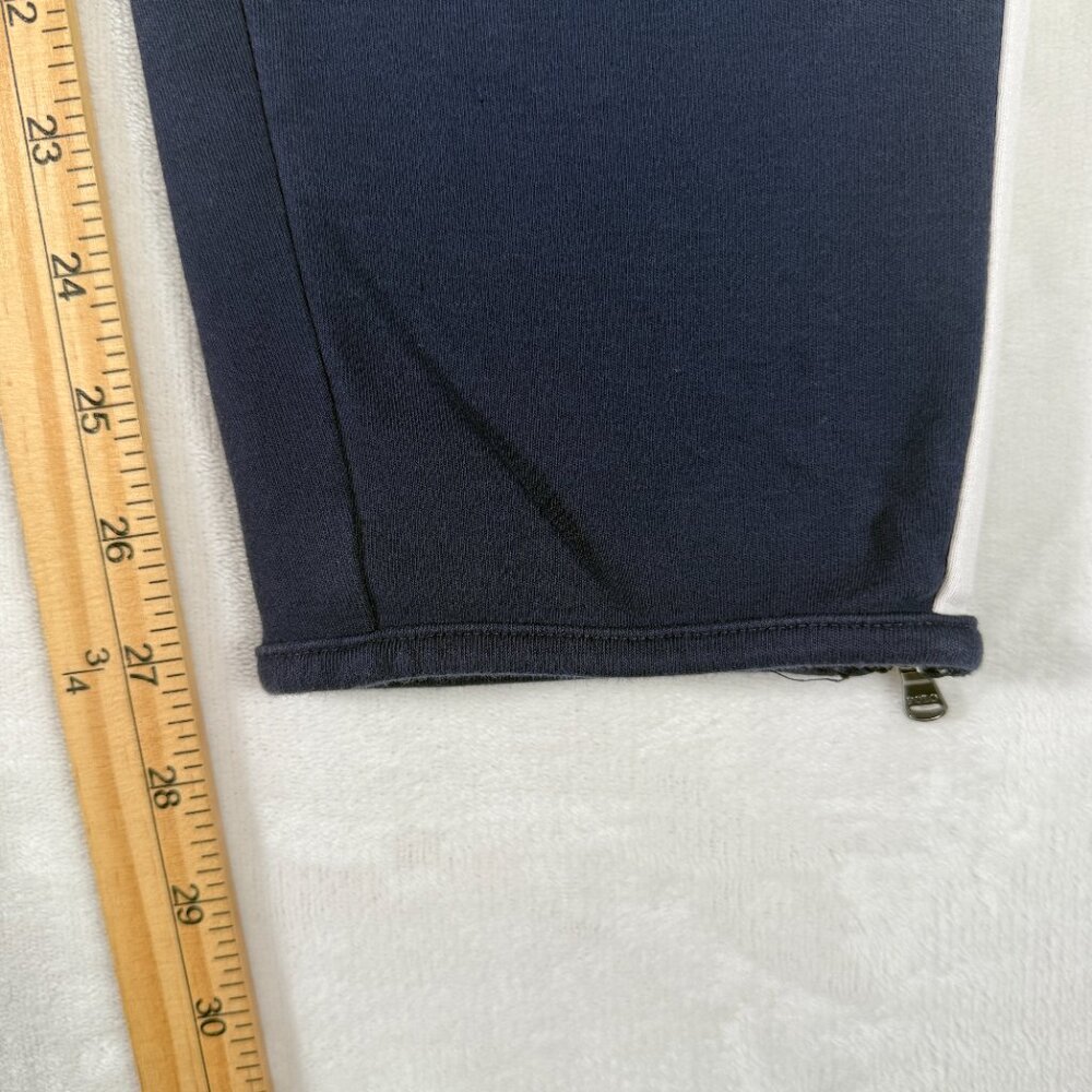 Polo Ralph Lauren Jogger Men Size L Blue Pockets 100% Cotton Red Logo Vintage - Picture 3 of 13